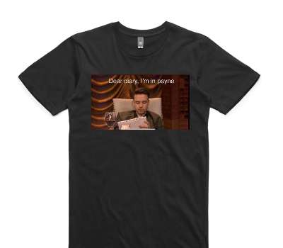 Custom AS Colour 100% Cotton Black T-Shirt