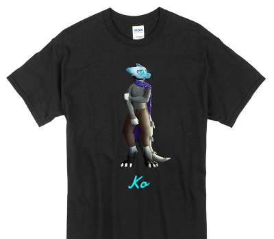Custom Gildan 100% Cotton Black T-Shirt