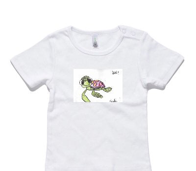 Custom AS Colour White Baby T-Shirt