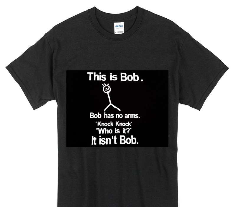 Custom Gildan 100% Cotton Black T-Shirt
