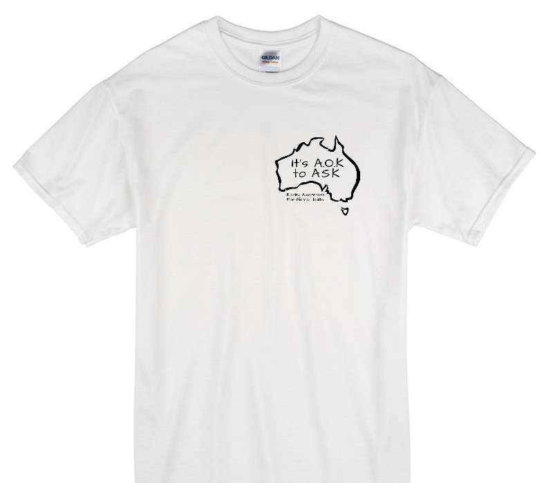 Custom Gildan 100% Cotton White T-Shirt