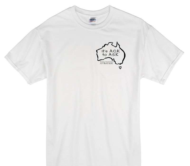 Custom Gildan 100% Cotton White T-Shirt