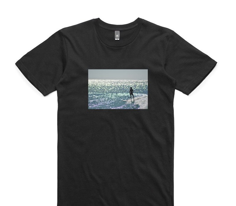 Custom AS Colour 100% Cotton Black T-Shirt