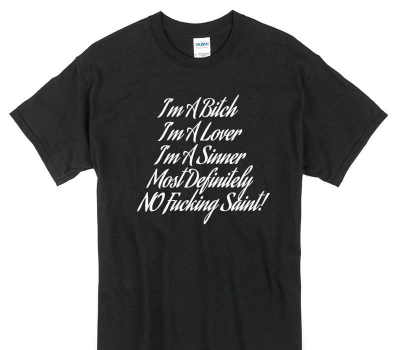 Custom Gildan 100% Cotton Black T-Shirt