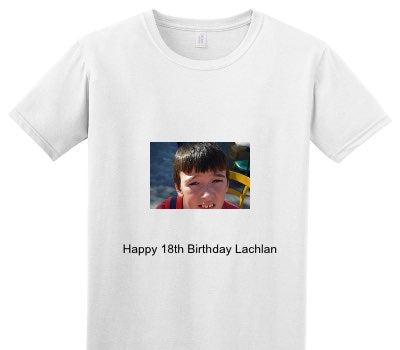 Custom Adult Soft Style 100% Cotton White T-Shirt