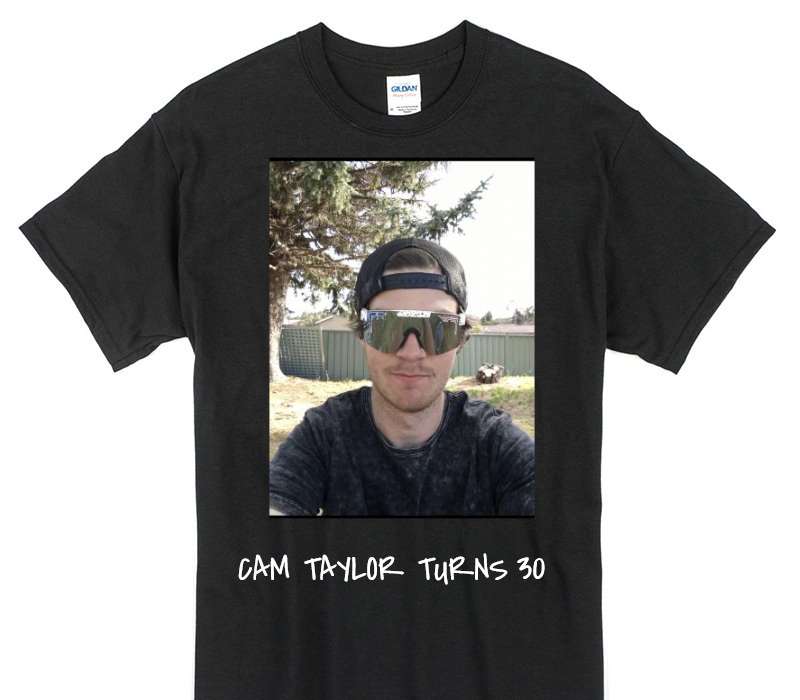 Custom Gildan 100% Cotton Black T-Shirt