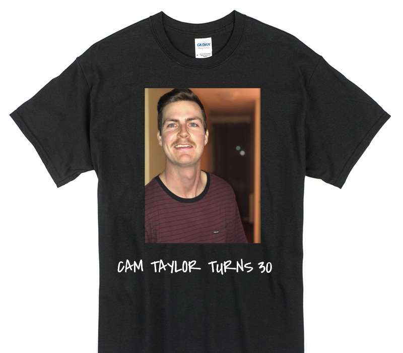 Custom Gildan 100% Cotton Black T-Shirt