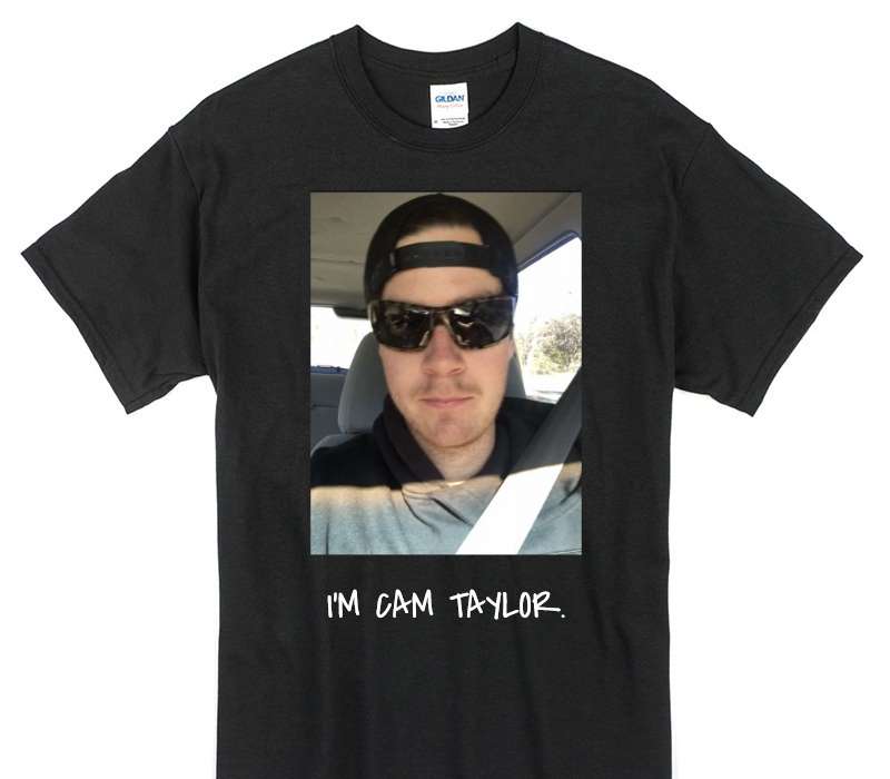 Custom Gildan 100% Cotton Black T-Shirt