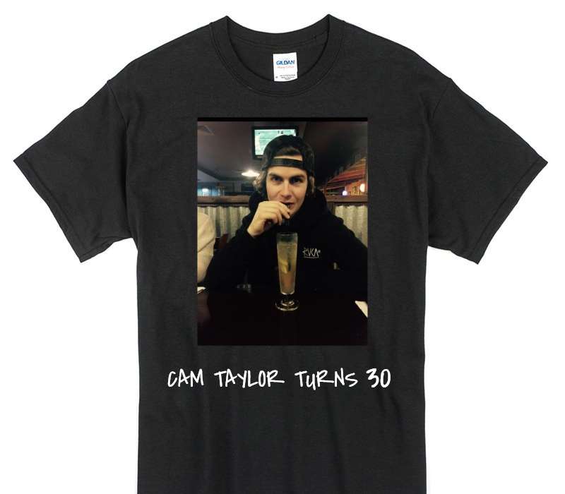 Custom Gildan 100% Cotton Black T-Shirt
