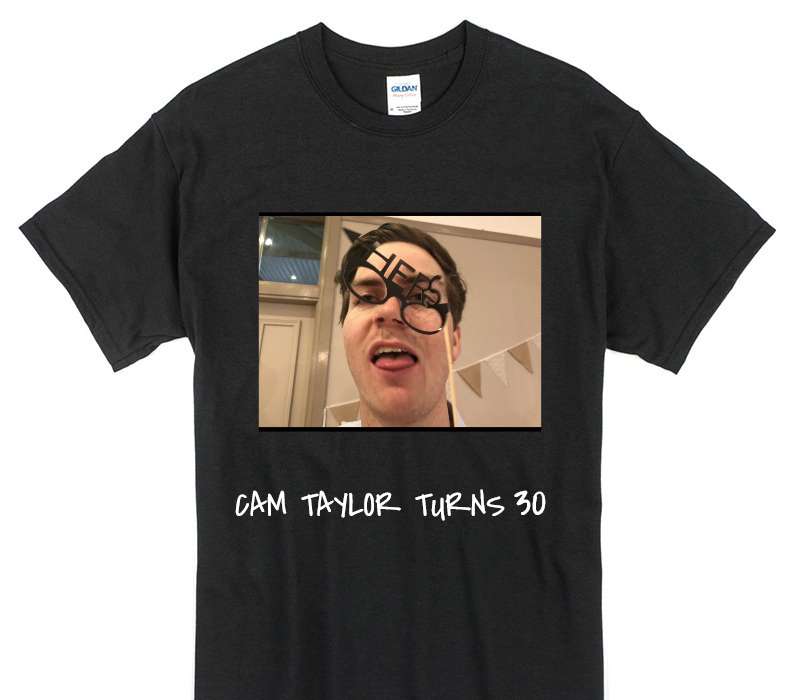 Custom Gildan 100% Cotton Black T-Shirt