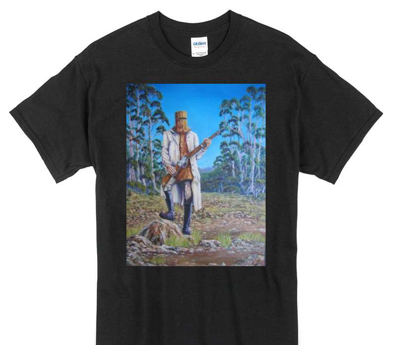 Custom Gildan 100% Cotton Black T-Shirt