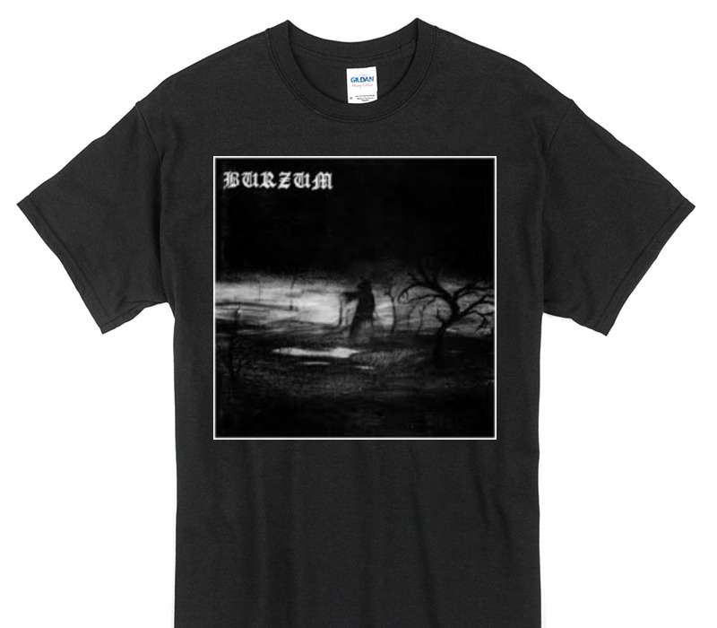 Custom Gildan 100% Cotton Black T-Shirt
