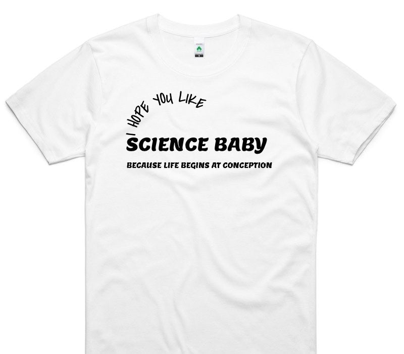 Custom AS Colour 100% Organic Cotton White T-Shirt