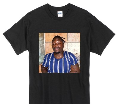 Custom Gildan 100% Cotton Black T-Shirt
