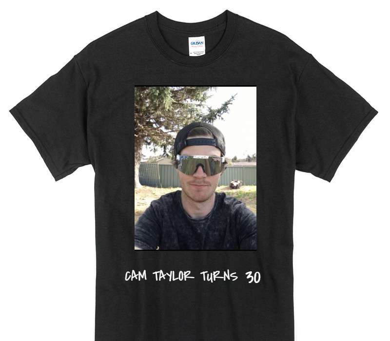Custom Gildan 100% Cotton Black T-Shirt
