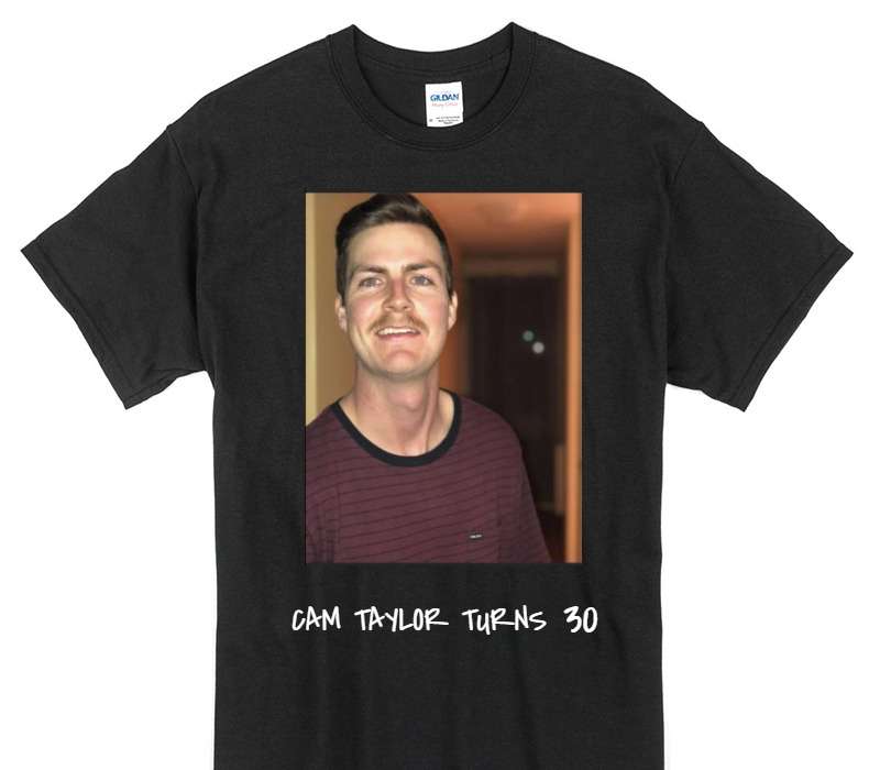 Custom Gildan 100% Cotton Black T-Shirt