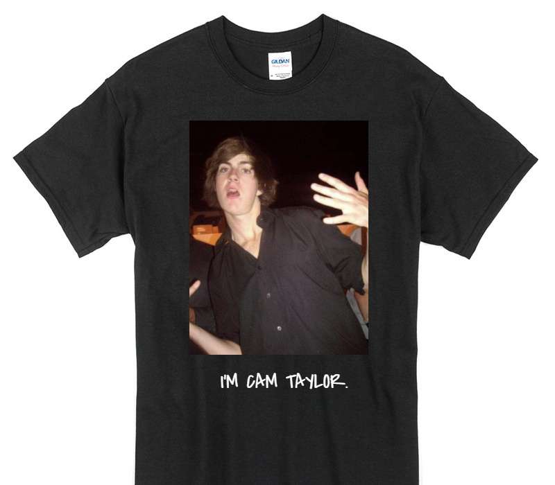 Custom Gildan 100% Cotton Black T-Shirt