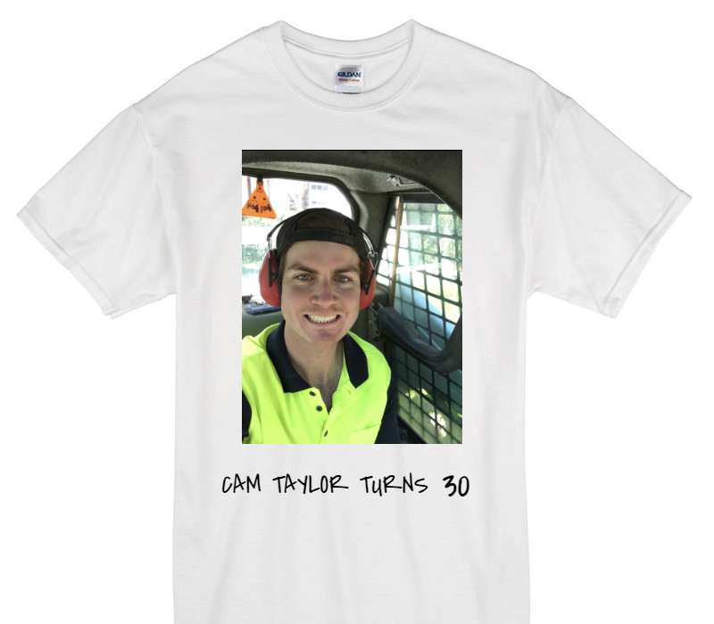 Custom Gildan 100% Cotton White T-Shirt