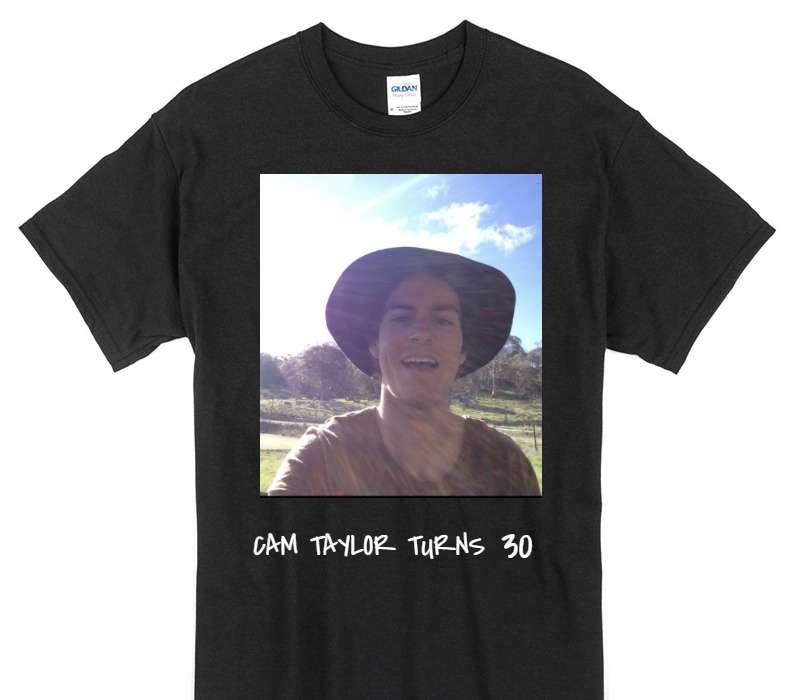 Custom Gildan 100% Cotton Black T-Shirt