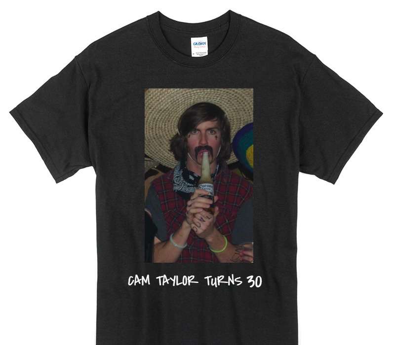Custom Gildan 100% Cotton Black T-Shirt