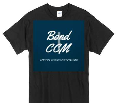 Custom Gildan 100% Cotton Black T-Shirt
