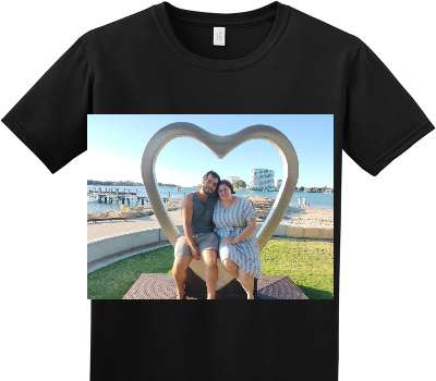 Custom Adult Soft Style 100% Cotton Black T-Shirt