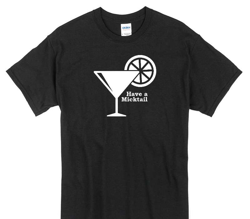 Custom Gildan 100% Cotton Black T-Shirt