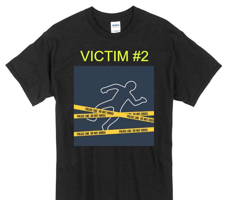 Custom Gildan 100% Cotton Black T-Shirt