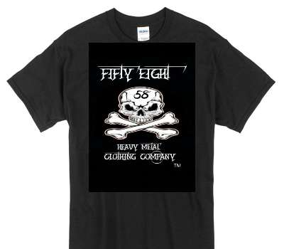 Custom Gildan 100% Cotton Black T-Shirt