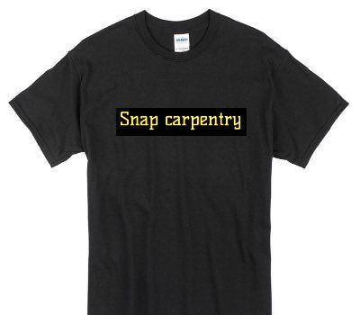 Custom Gildan 100% Cotton Black T-Shirt