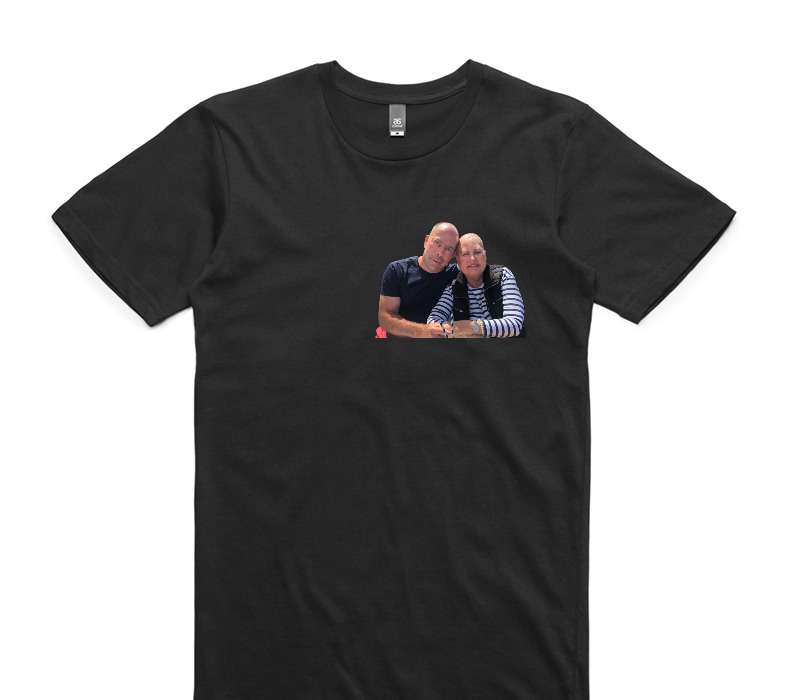 Custom AS Colour 100% Cotton Black T-Shirt
