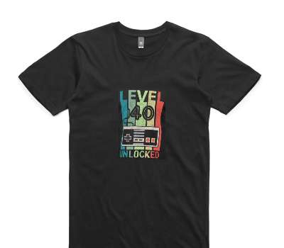 Custom AS Colour 100% Cotton Black T-Shirt