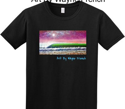Custom Adult Soft Style 100% Cotton Black T-Shirt