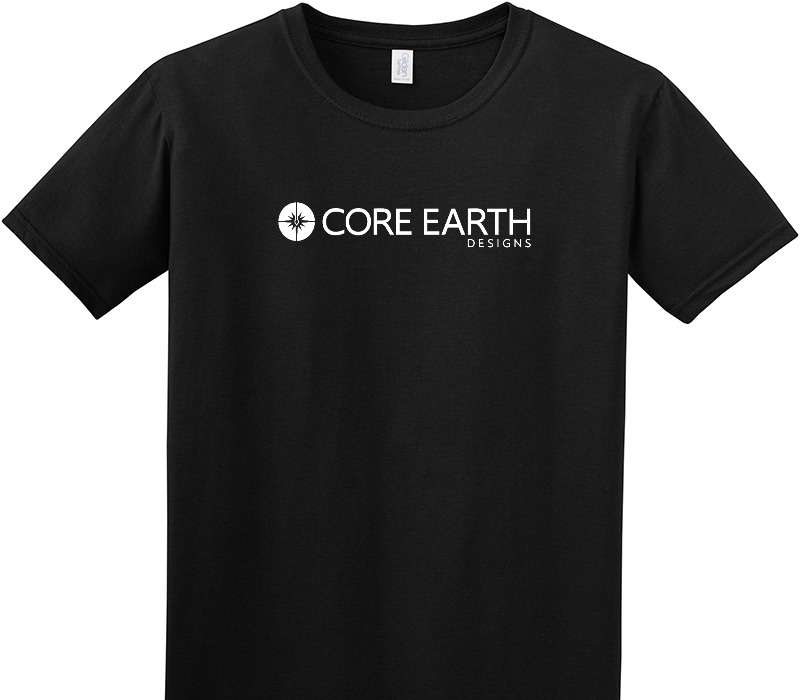 Custom Adult Soft Style 100% Cotton Black T-Shirt