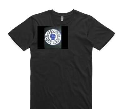 Custom AS Colour 100% Cotton Black T-Shirt