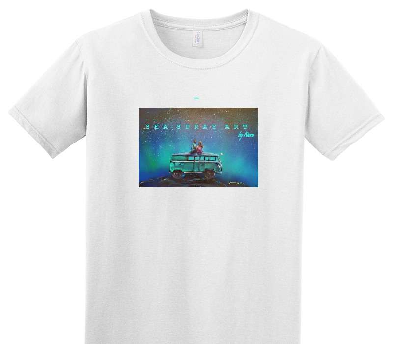 Custom Adult Soft Style 100% Cotton White T-Shirt