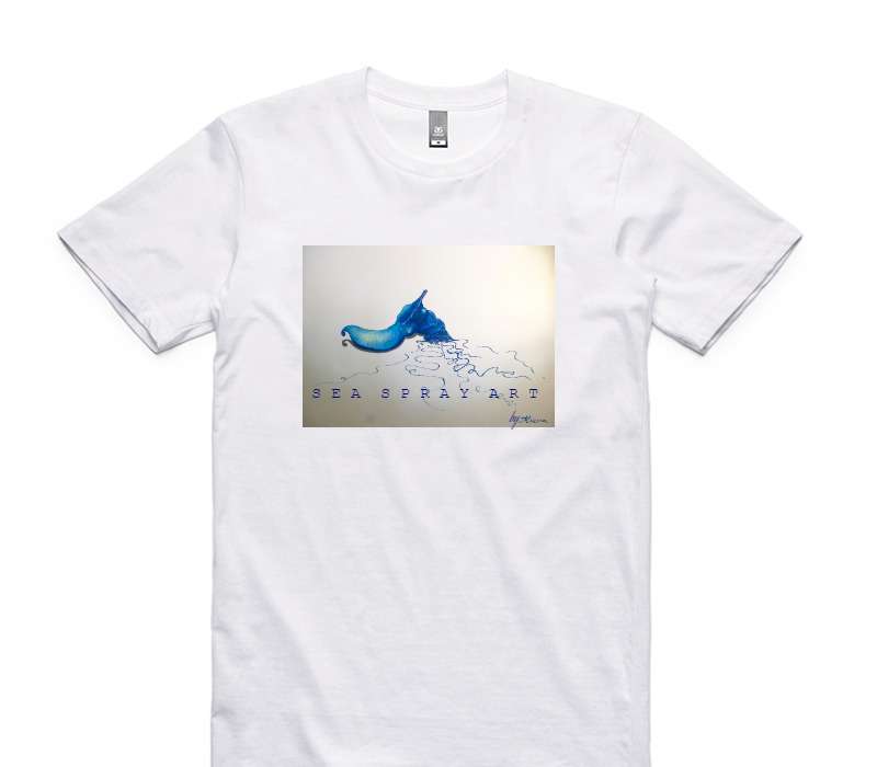 Custom AS Colour 100% Cotton White T-Shirt
