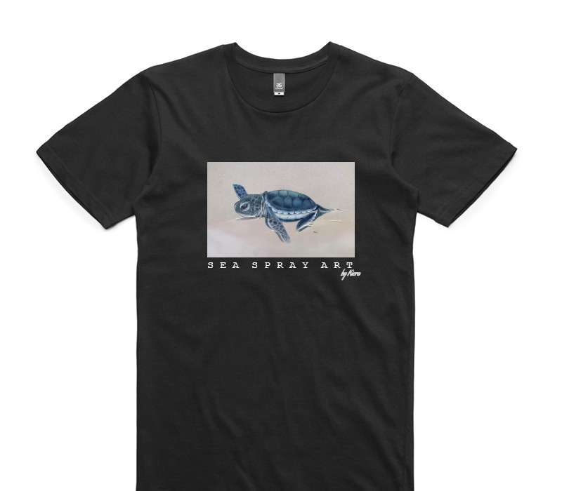 Custom AS Colour 100% Cotton Black T-Shirt