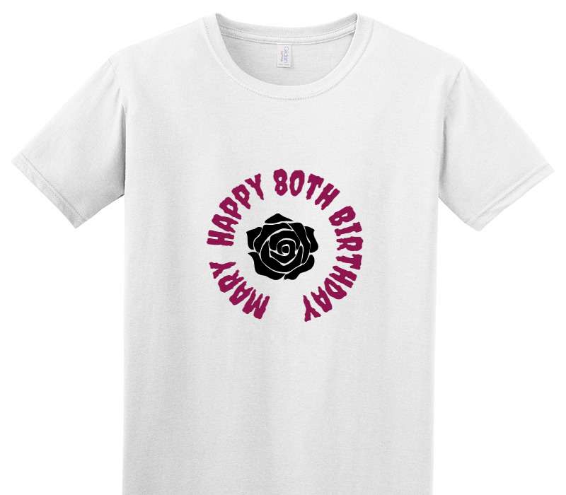Custom Adult Soft Style 100% Cotton White T-Shirt