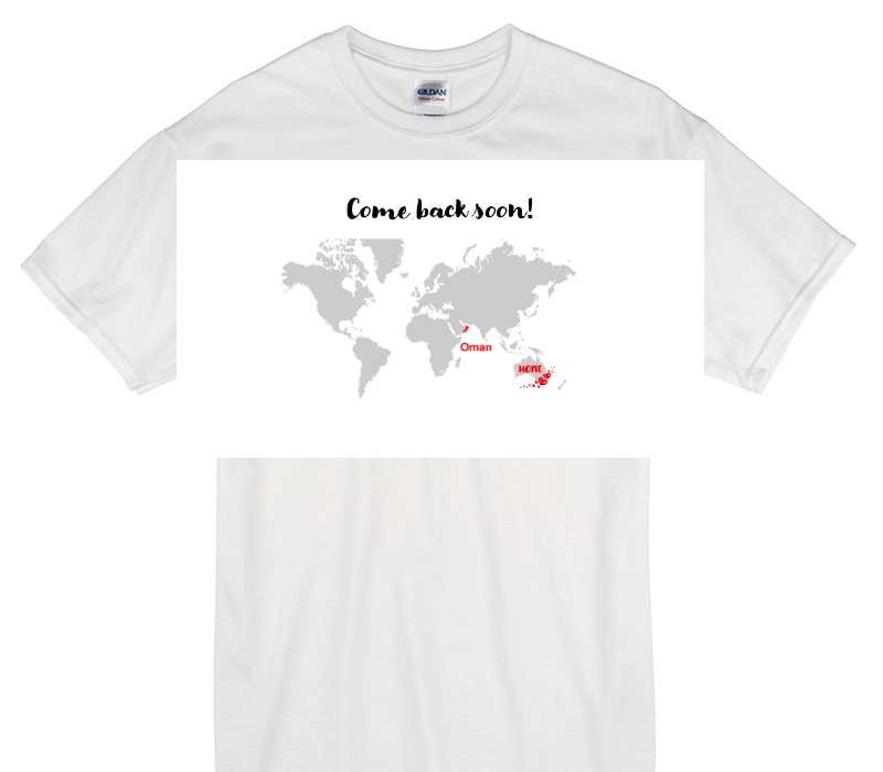Custom Gildan 100% Cotton White T-Shirt