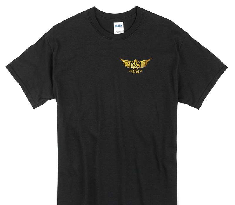 Custom Gildan 100% Cotton Black T-Shirt