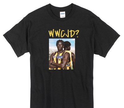 Custom Gildan 100% Cotton Black T-Shirt
