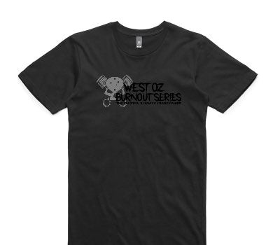 Custom AS Colour 100% Cotton Black T-Shirt