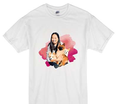 Custom Gildan 100% Cotton White T-Shirt