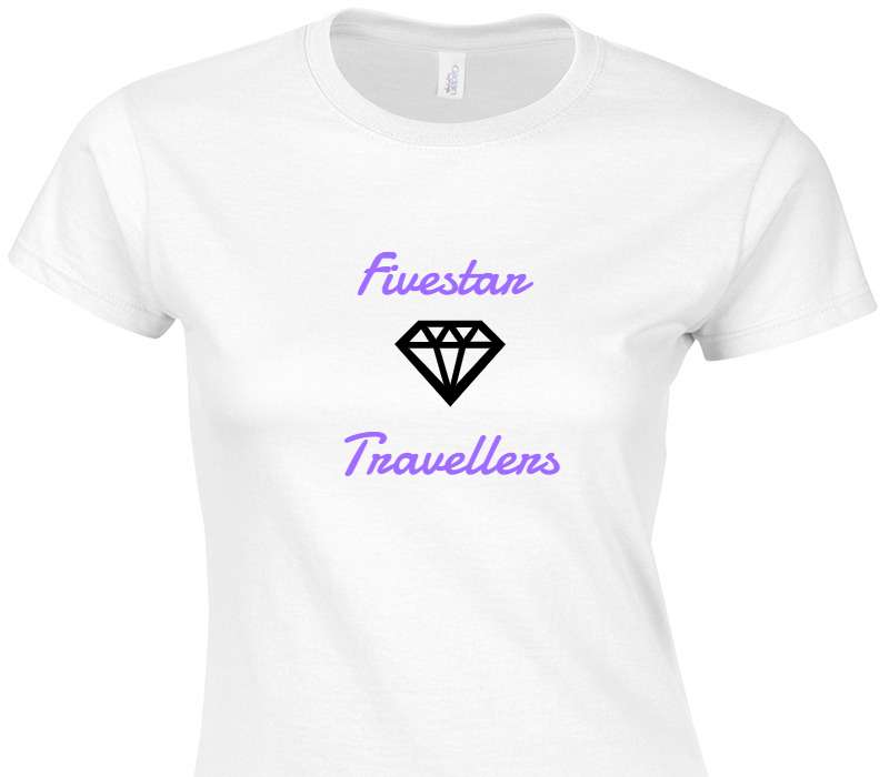 Custom Womens Soft Style 100% Cotton White T-Shirt