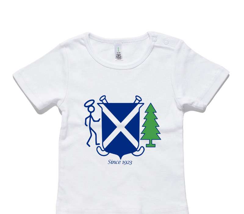 Custom AS Colour White Baby T-Shirt