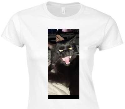 Custom Womens Soft Style 100% Cotton White T-Shirt