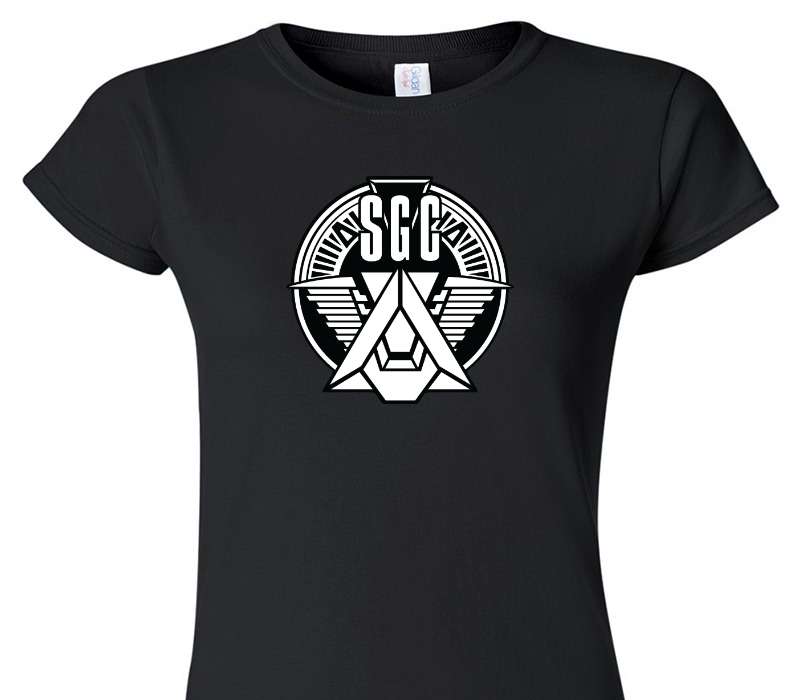 Custom Womens Soft Style 100% Cotton Black T-Shirt