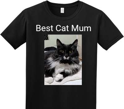 Custom Adult Soft Style 100% Cotton Black T-Shirt
