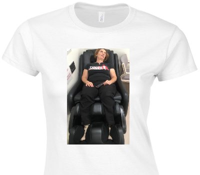 Custom Womens Soft Style 100% Cotton White T-Shirt